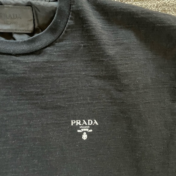PRADA RE-NYLON AND JERSEY T-SHIRT Size: XL - Picture 2 of 5